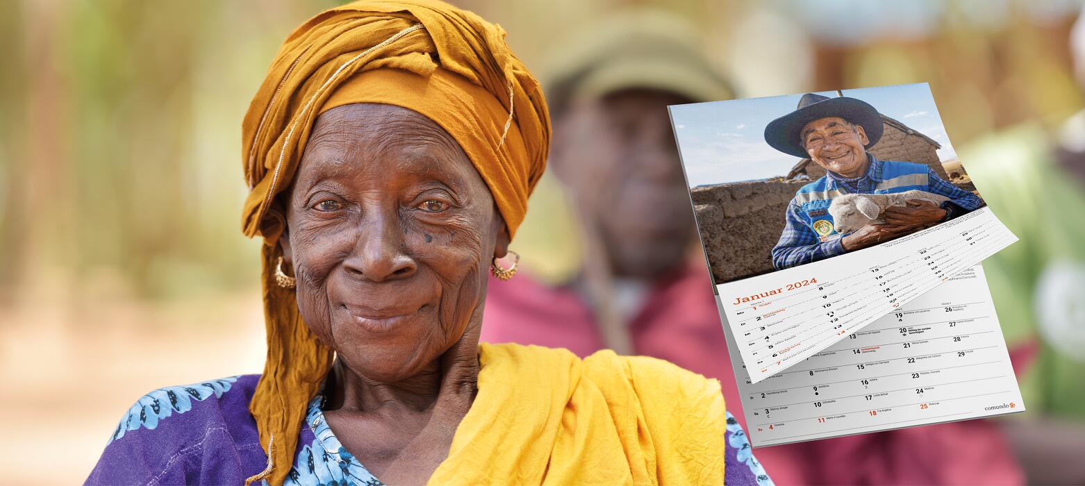 Der Bildkalender 2024 gibt Einblicke in den Alltag von Menschen in Lateinamerika und Afrika.