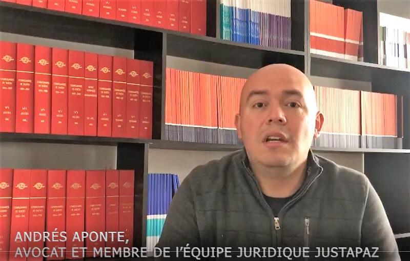 Pour en savoir plus sur les actions de l’organisation Justapaz, retrouvez l’interview d’Andrés Aponte, avocat et membre de l’équipe juridique de Justapaz.