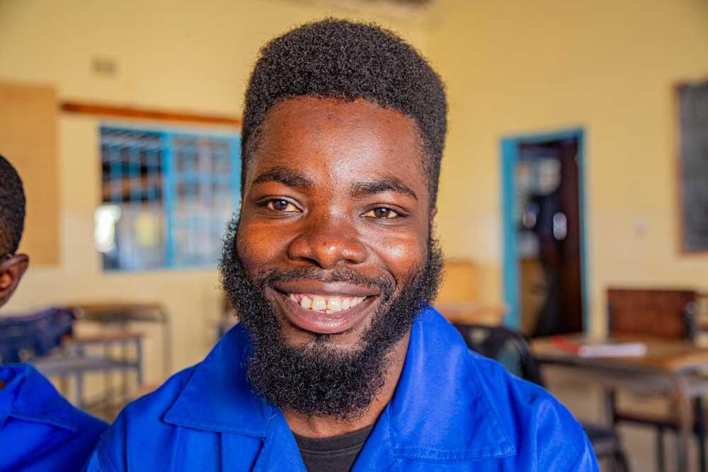 Mathew R. Tembo, Lernender am Lusaka Youth Resource Centre