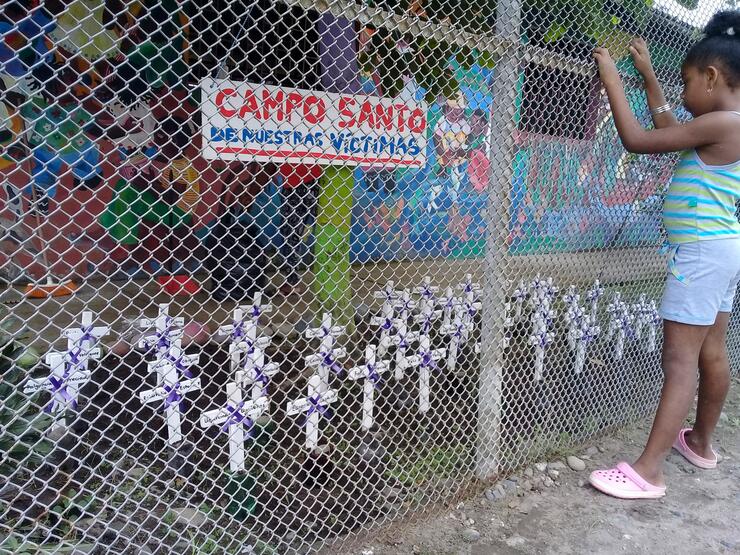 Omicidi e stupri sono una triste realtà quotidiana a Tumaco. 