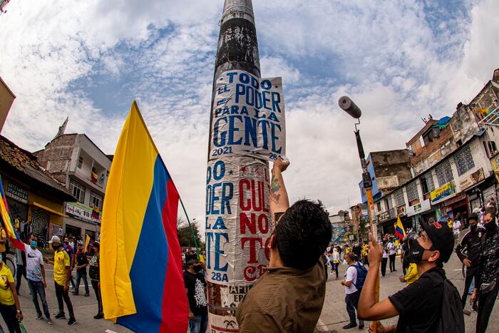 "Die Macht gehört dem Volk", Photo ©Fabián Alexander Villa Silva