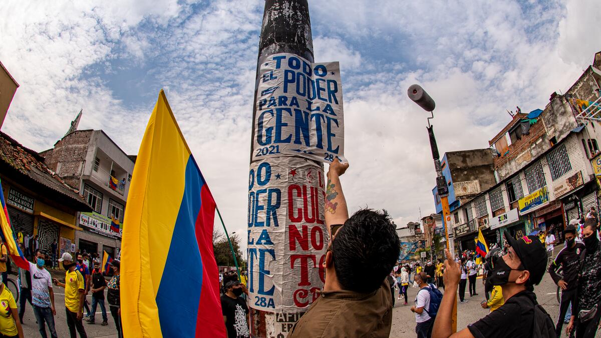 "Die Macht gehört dem Volk", Photo ©Fabián Alexander Villa Silva