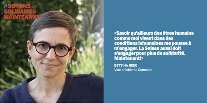 Déclaration de Bettina Beer, Vice présidente de Comundo