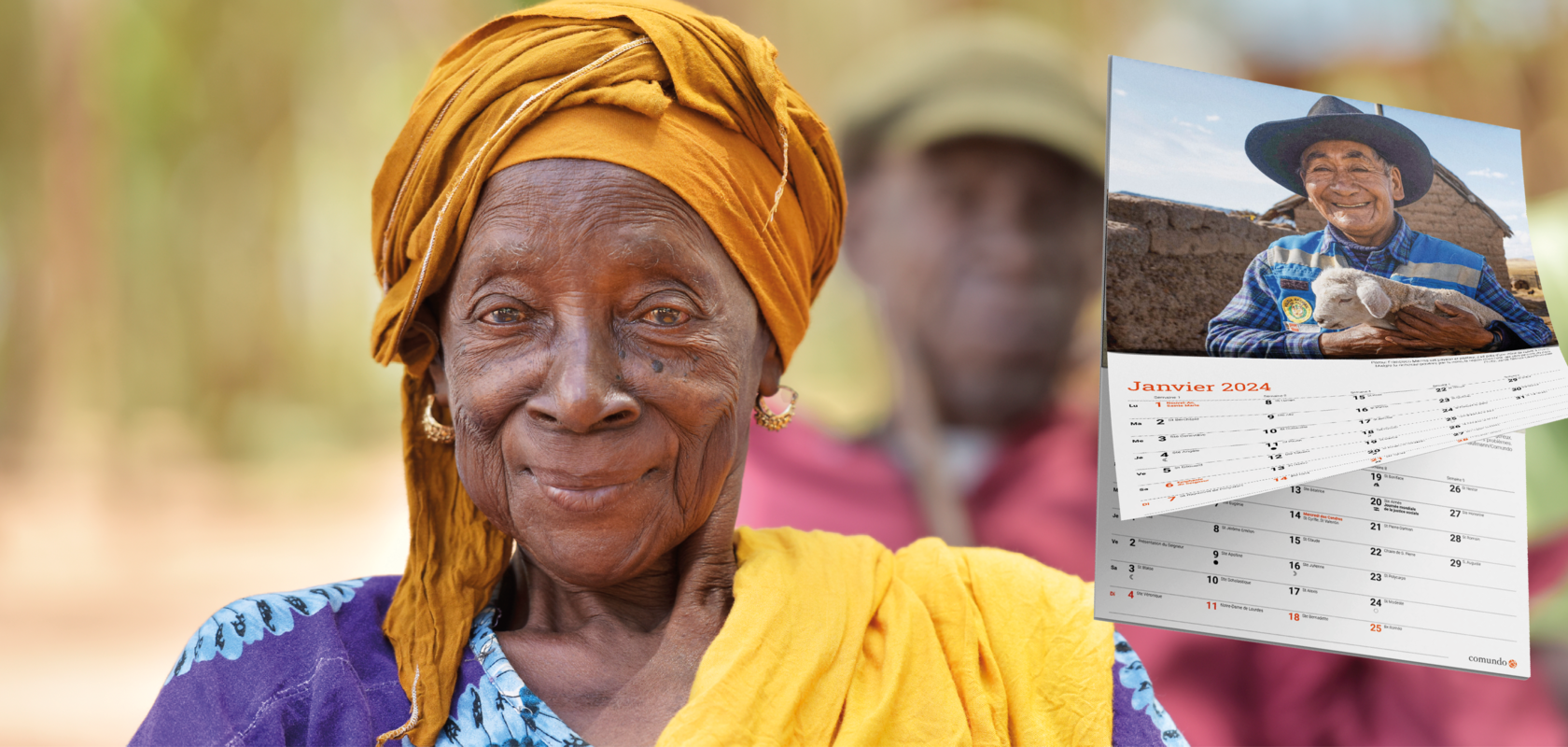 Le calendrier illustré 2024 de Comundo donne un aperçu de la vie quotidienne des populations d'Amérique latine et d'Afrique. | © Comundo