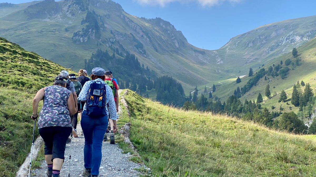 Gemeinsames Wandern