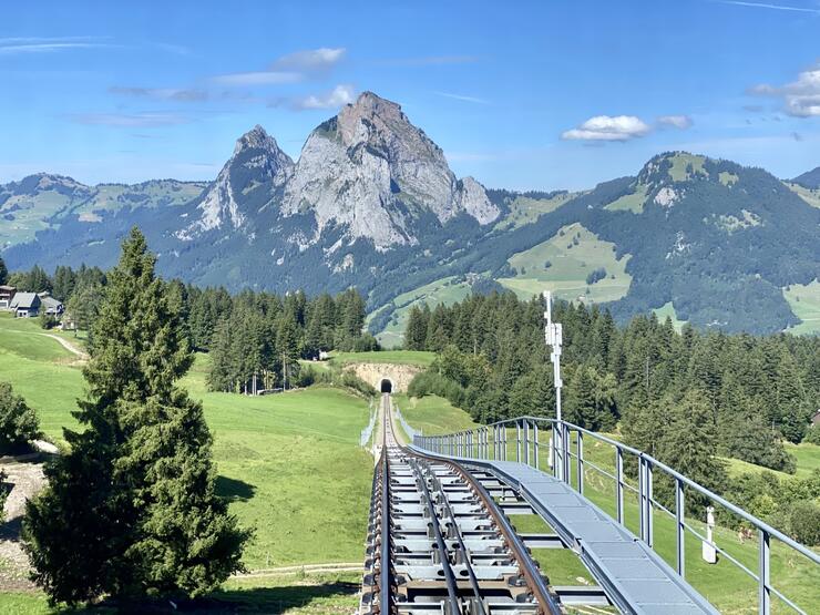 Blick von den Stoosbahnen