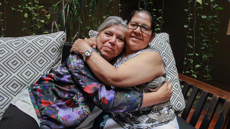 Alicia Tellez et Yolanda Diaz Mansano (toutes les photos sont de Stephania Machado)