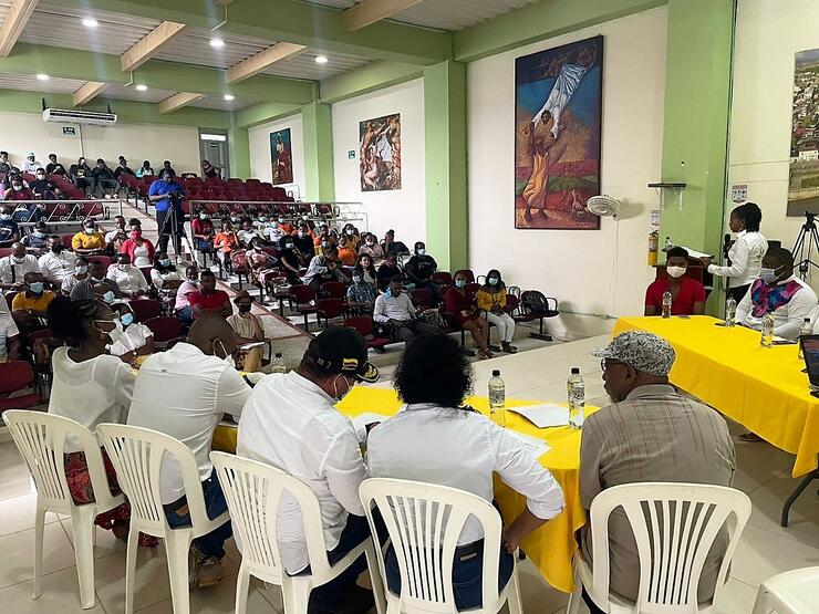 Exemple d’une mobilisation politique chez les jeunes du Chocó pour défendre leurs droits.