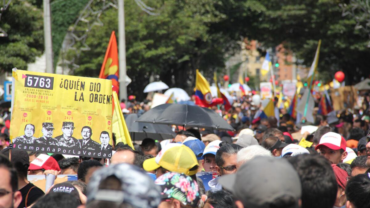 Grève Générale du 21 novembre 2019, Bogota. ©Y. Avella