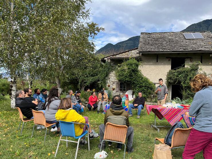 Evento di Seminterra con la partecipazione del cooperante Marco Ventriglia, settembre 2023