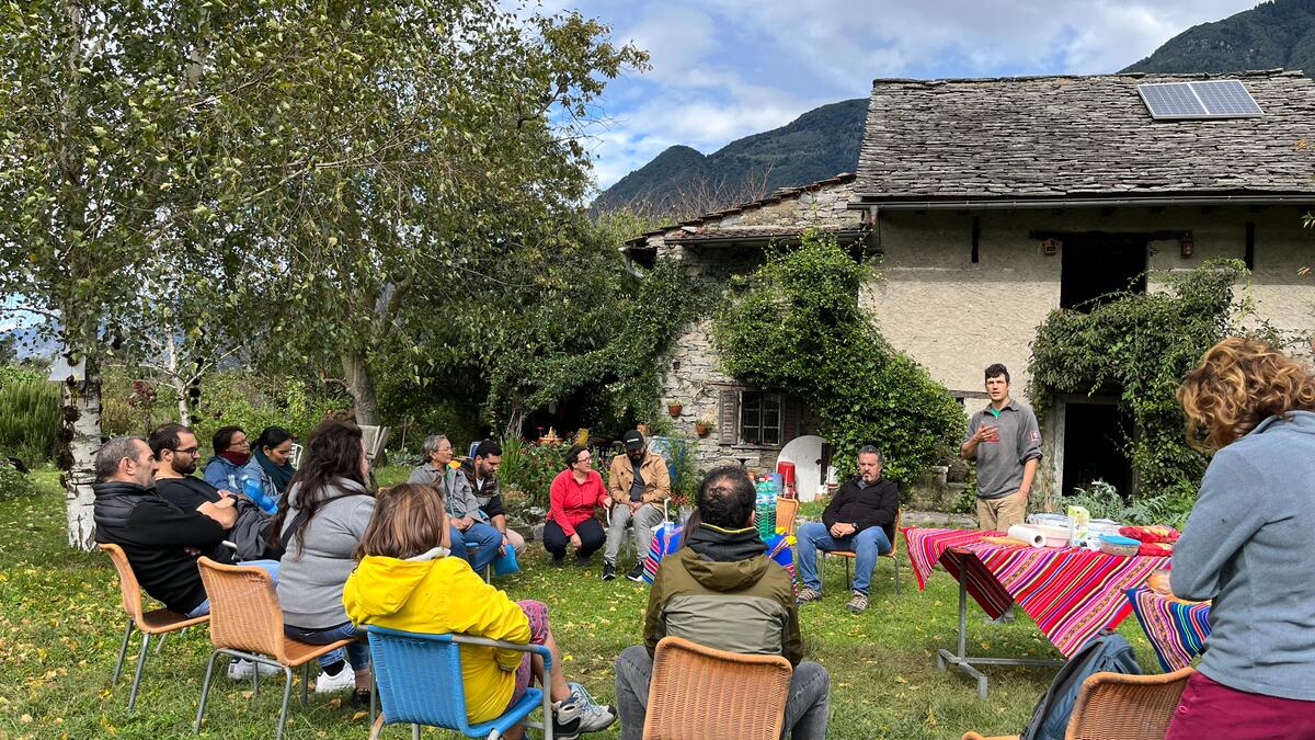 Evento di Seminterra con la partecipazione del cooperante Marco Ventriglia, settembre 2023