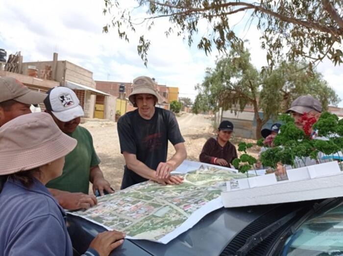 Gemeinschaftliche Entwicklung eines städtischen Ökokorridors (vernetzte Grünflächen)
